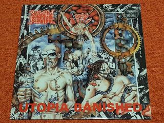 Napalm Death - Utopia Banished - 1992 Earache Rare Uk First Press Lp,  7 " Single