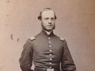 44th Massachusetts Infantry Captain Charles Storrow Cdv Photograph