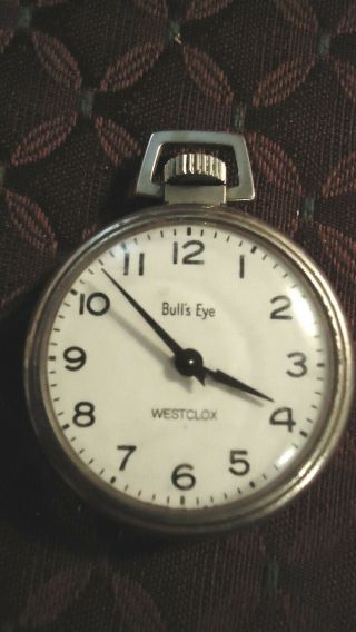 WESTCLOX BULL ' S EYE POCKET WATCH,  WESTCLOX ALARM CLOCK 2
