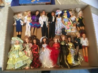 Vintage 24 Starr Model Agency Fully Poseable 6 1 /2” Fashion Dolls From 1995