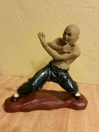 Chinese Kung Fu Shaolin Monk Martial Arts Mud Man Figurine 4