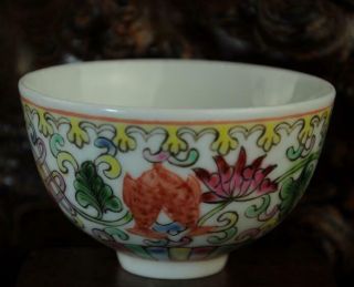 Chinese Handwork Old Famille - Rose Porcelain Hand Painted Goldfish Bowl /aa02b