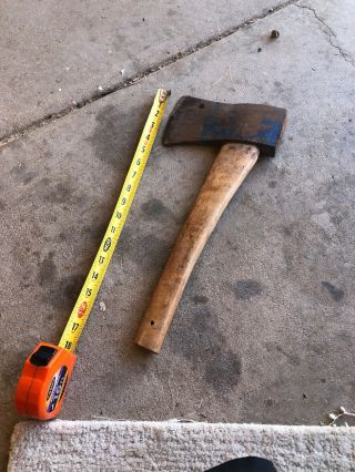 Vintage Hb Hults Bruk Axe Head,  Made In Sweden 1.  5 3 1/2