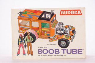 Vintage Aurora Boob Tube 1:32 Toy Car Model Kit 593 - 150