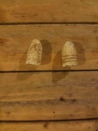 Fort Fisher,  Nc Civil War Bullets Recovered From The Battlefield