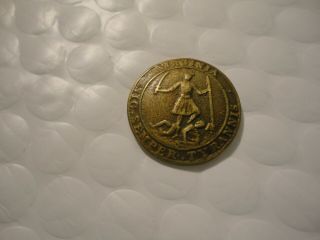 Virginia Confederate Civil War Coat Button,  Non - Dug No Shank Young & Smith N.  Y
