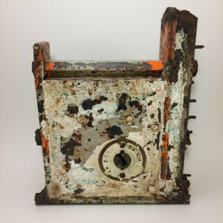Vintage Van Dorn Prison Jail Cell Door Lock Brass Heavy Cast Iron (no Key)