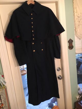 Vintage Virginia Tech Cadet Overcoat (wool)
