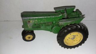 Vintage John Deere 630/730 Toy Tractor 3 Point Hitch.  Paint.  Metal Rims