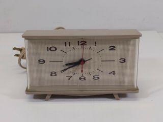 Vintage General Electric Clock Model 7h254 Mid Century Modern Mcm