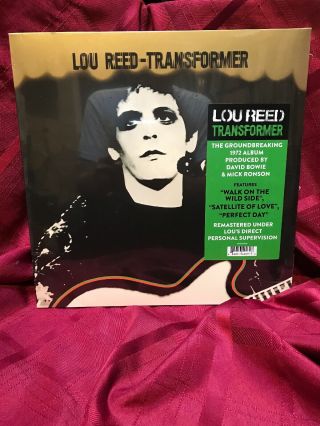 Lou Reed Transformer 12 " Lp Vinyl Reissue 2016 David Bowie