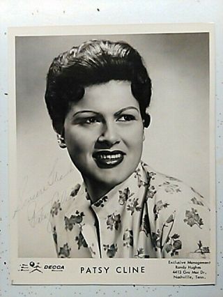 Patsy Cline Autographed Picture