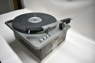 Vintage Rare ELAC Miracord 10H Turntable Record Player 4 Speed Germany Cart 3