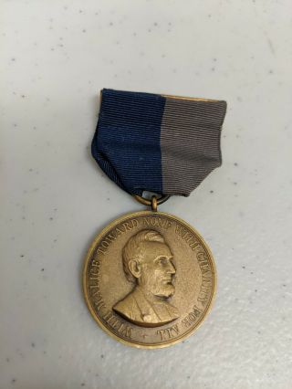 Civil War Us Army Campaign Medal 2572 Wrap Broach Medal