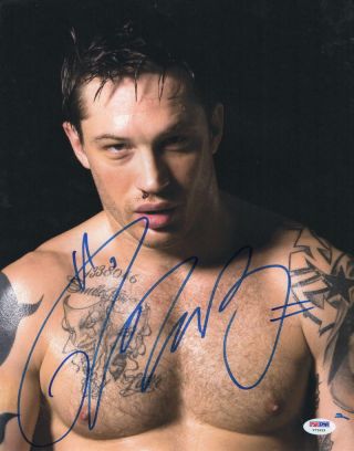 Tom Hardy Signed 11x14 Photo Warrior Authentic Autograph Psa/dna