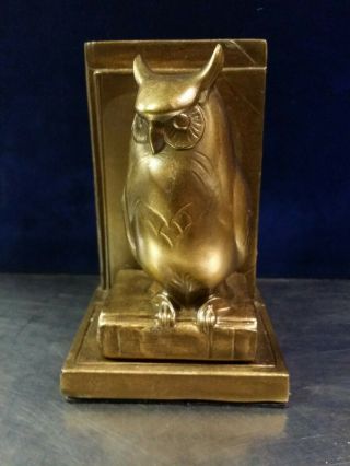 Antique Frankart Great Horned Owl Bookend 6 