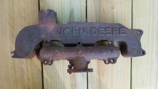 Vintage John Deere Cast Iron Tractor Manifold Firing Order Farm Ag Advertising
