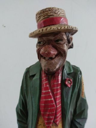 Vintage Clown Hobo Statue 17 