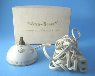 Vintage Lazy Bones Remote Control Switch For Lamp Radio Tv Millard Hanenson Corp