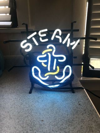 Steam Beer Logo Bar Beer Light Lamp Neon Sign 20 "