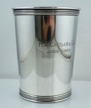 Black Star Gorham Sterling Julep Cup Vintage Retro Derby Art Deco Silver