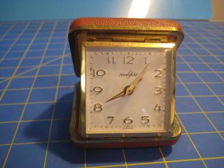 Vintage Northfield Travel Alarm Clock Germany