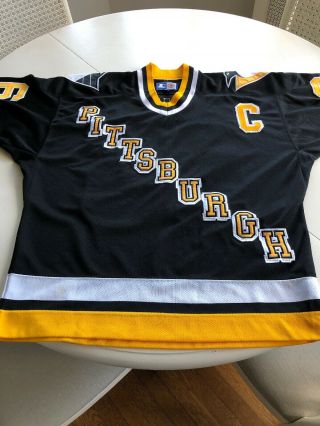 Pittsburgh Penguins Jersey Mario Lemieux Starter Vintage 1997