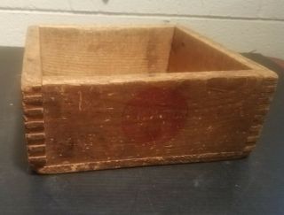 Rare Vintage Remington Arms Co Advertising Wood Crate Red Top Air Rifle