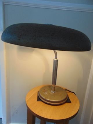 Vintage Art Deco 1930s Bauhaus Style Desk Lamp Industrial Steampunk