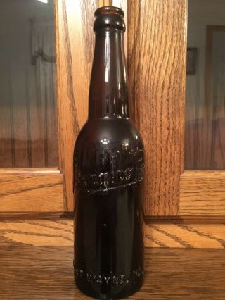 Berghofl (brewing Co),  Fort Wayne,  Indiana Crown Top Amber Beer Bottle