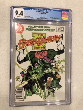 Green Lantern Corps 201 Cgc 9.  4 White Pages First Appearance Of Kilowog