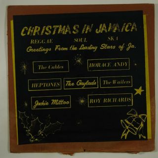 V/a " Christmas In Jamaica " Reggae Lp Studio One Silk Screen