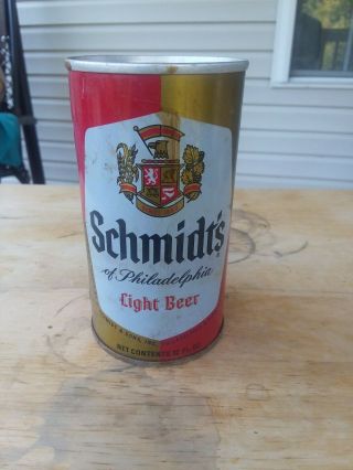 Vintage Schmidts Steel Beer Can