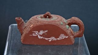 Antique / Vintage Chinese Yixing Teapot - French Flea Market Find 8