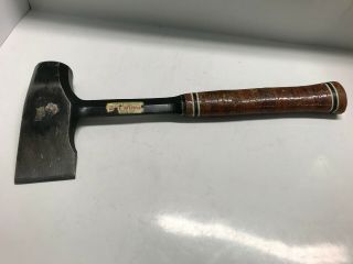 Estwing Hatchet Hammer Chipper Sledge Vintage Survival Tool Leather Handle Camp