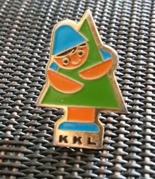 Keren Kayemeth Kkl Israel Pin Badge