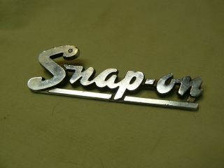 Vintage Snap - On 4 " Tool Box Logo