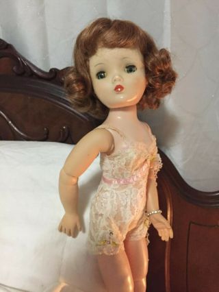 Vintage 1950s Madame Alexander Cissy Doll W/ A Tagged Camisole - Ready To Dress