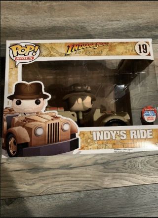 Indy’s Ride Funko Pop Indiana Jones Adventure Nycc Disney Parks Exclusive 19