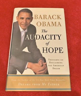 President Barack Obama Signed The Audacity of Hope Book BAS BECKETT LOA 2