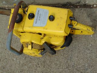 Vintage McCulloch 250 Chainsaw With 18 