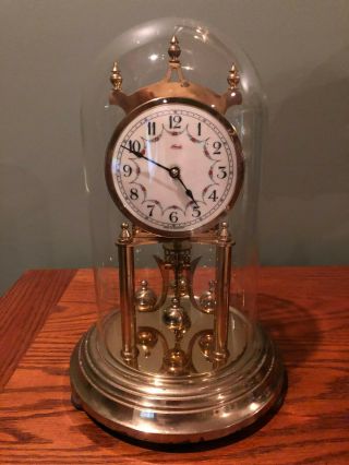 Vintage Kundo Kieninger & Obergfell Brass Anniversary Clock Parts / Repair