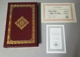 Gene Wilder Autograph Signed First Edition Easton Press Kiss Me Like A Stranger