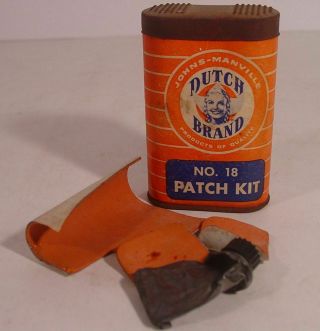 Garage Fresh Dutch Brand Patch Kit Car Bicycle Tire Tube Repair Can - Chicago