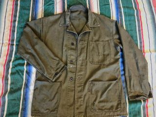 Ww2 Hbt Usn N3 Jacket Size 38 U.  S.  Navy Herringbone Twill 1940s Vintage
