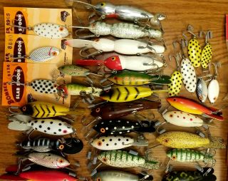 78 Vintage Bomber Old Fishing Lures,  20 Boxes,  Rare Colors, 3