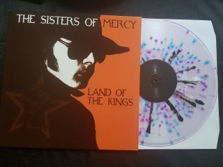 Sisters Of Mercy Lok Clear Blue Purple Black Splatter Vinyl Lp Rare