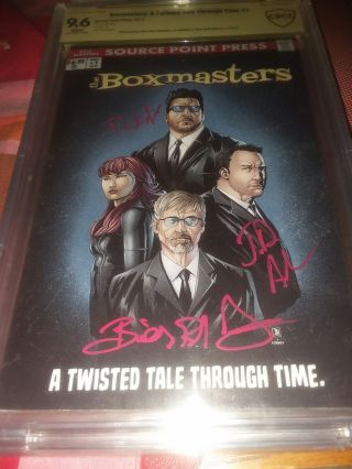 Billy Bob Thornton Signed Comic Boxmasters Cbcs 9.  6 " A Twisted Tale Through Time