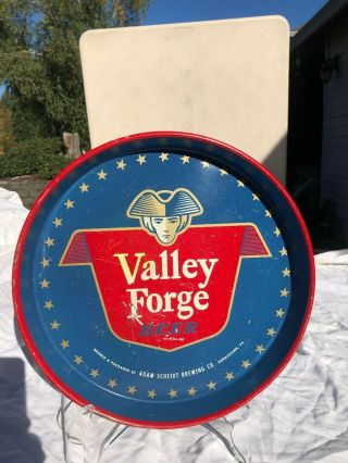 Valley Forge Beer Tray Adam Scheidt Brewing Norristown,  Pa 12 "