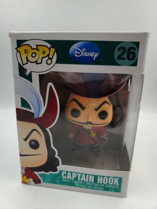Funko Disney Store Captain Hook Rare Vaulted Pop 26
